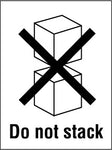 Handling Label 75mmx110mm  Do Not Stack Rolls of 250 (Code VDNS)