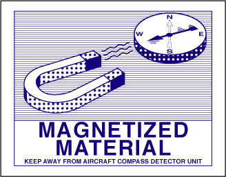 Handling Label 115mmx100mm  Magnatized Material Rolls of 250 (Code VMM)