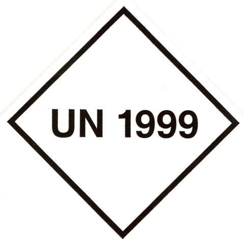 Package Label 100mmx100mm  UN1999 Rolls of 250 (Code VUN1999)