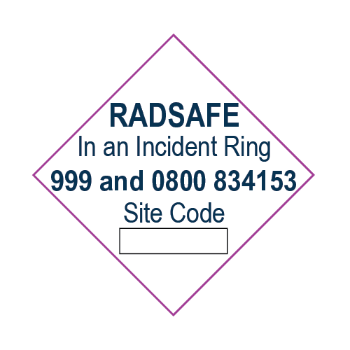 New Radsafe Placard for 2023