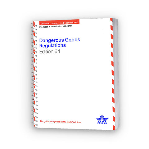 64th Edition IATA (Spiral Bound) Dangerous Goods Regulations 2023 (Code B1S-23)