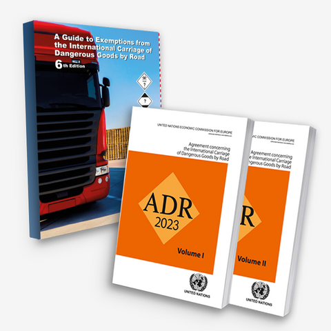 UN ADR Regular Bound Edition, ADR 2023-24 & Exemptions Guide COMBO