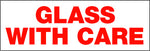 Glass With Care Label - 150mm x 50mm - Strip of 10 Code SVGWC (£1.00 Inc VAT)