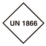 Package Label 100mmx100mm  UN1866 Rolls of 250 (Code VUN1866)