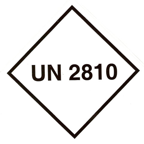 Package Label 100mmx100mm  UN2810 Rolls of 250 (Code VUN2810)