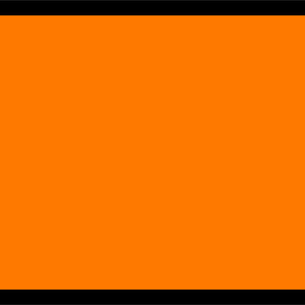 Placard/Container Label 400mmx300mm  Orange Rectangle (Code OR400)