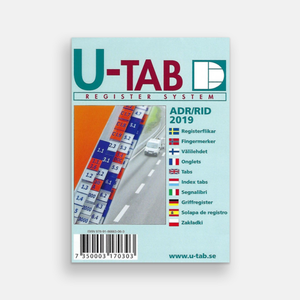 TAB Register Set for ADR Books (Code TABADR)