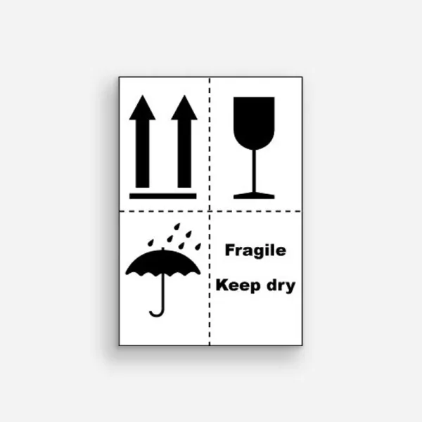 Fragile/Keep Dry Handling Label