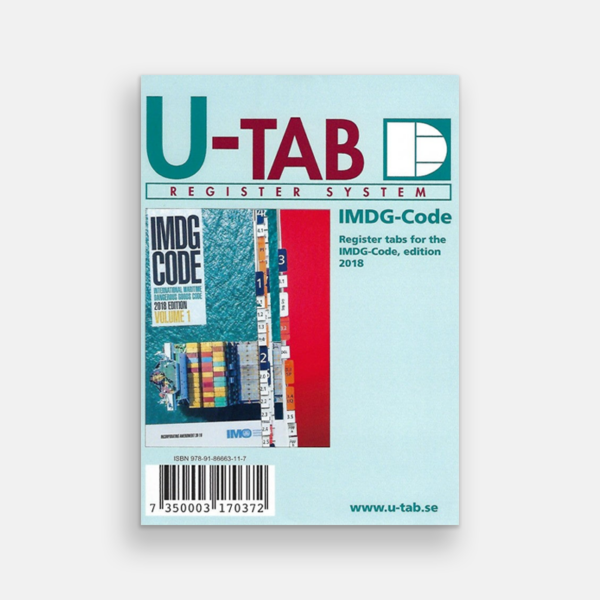 TAB Register Set for IMDG Books (Code TABIMO)